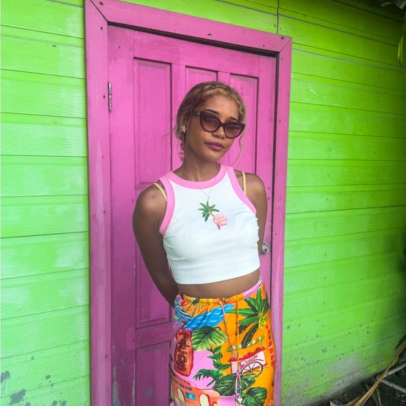 Kulani Kinis Set- Maxi Skirt and Embroidered Crop Top - Picture 5 of 6